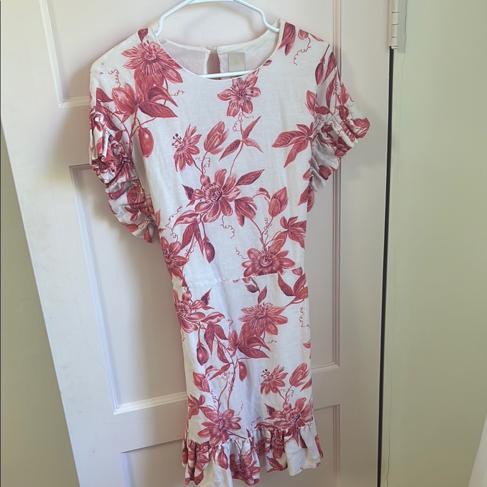 H&M pink floral dress